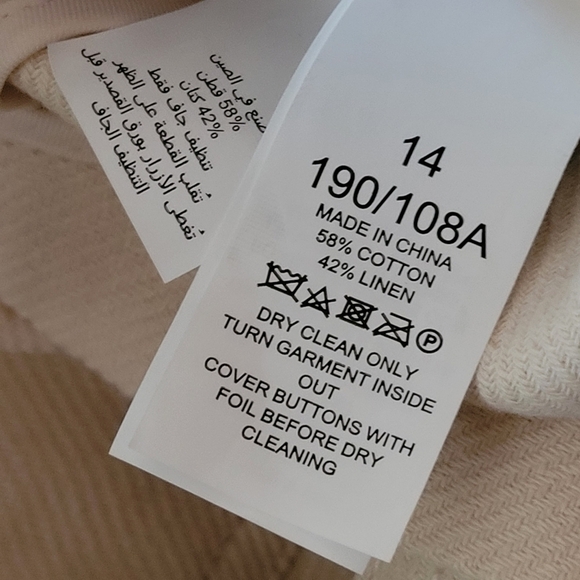 Kate Spade Luxe Twill Jacket Size 14 New - Picture 10 of 14